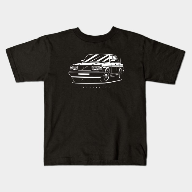 Sweden legend - 240 sedan Kids T-Shirt by Markaryan